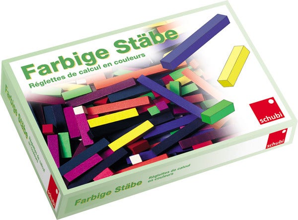 Schubi Set cuisenaire materiaal