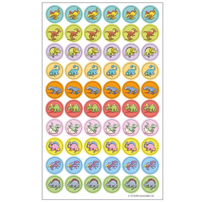 Schubi Beloningsstickers: Dino's