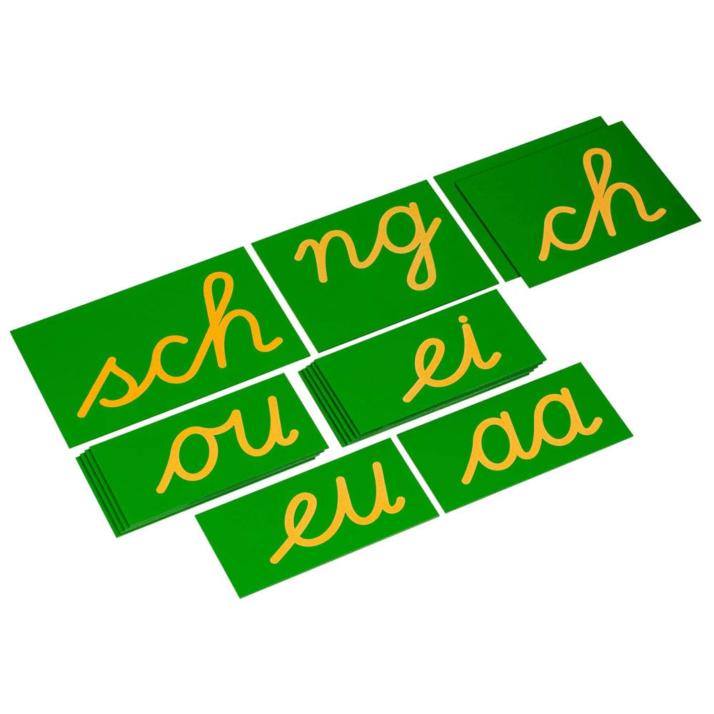 Schuurpapieren dubbelklanken | Schrijfschrift