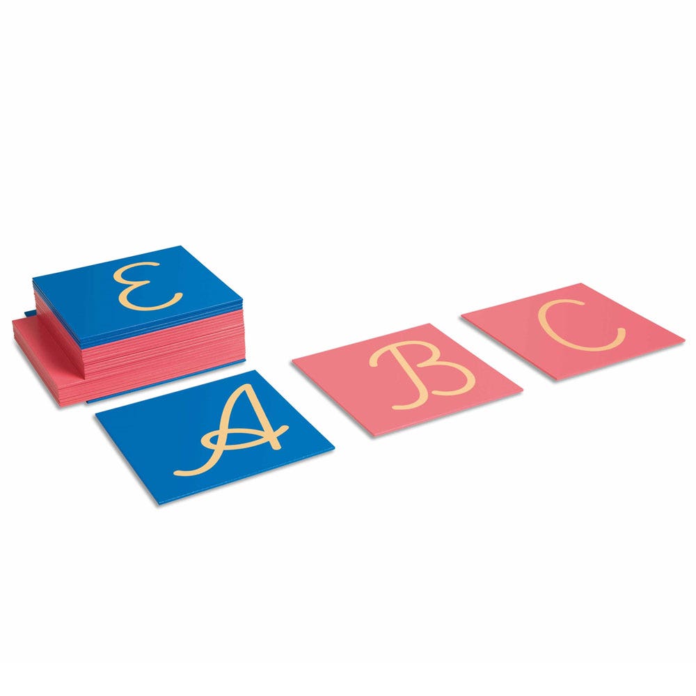 Schuurpapieren hoofdletters: schrijfschrift