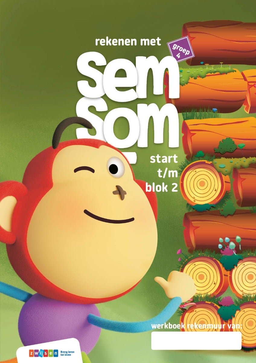 Semsom - Groep 4 - Werkboek - rekenmuur blok start t/m 2