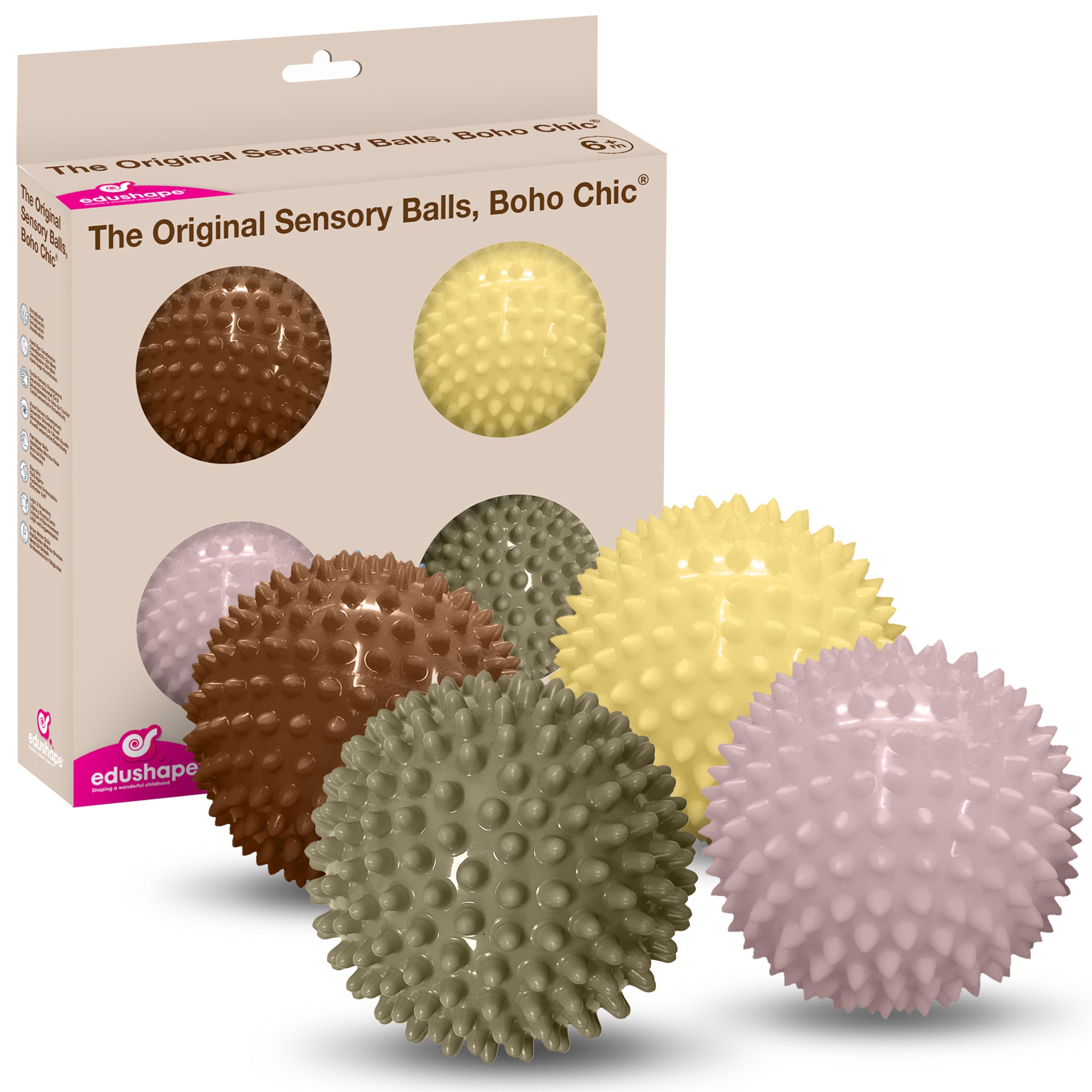 Sensorische Ballen | 4 stuks | 10 cm