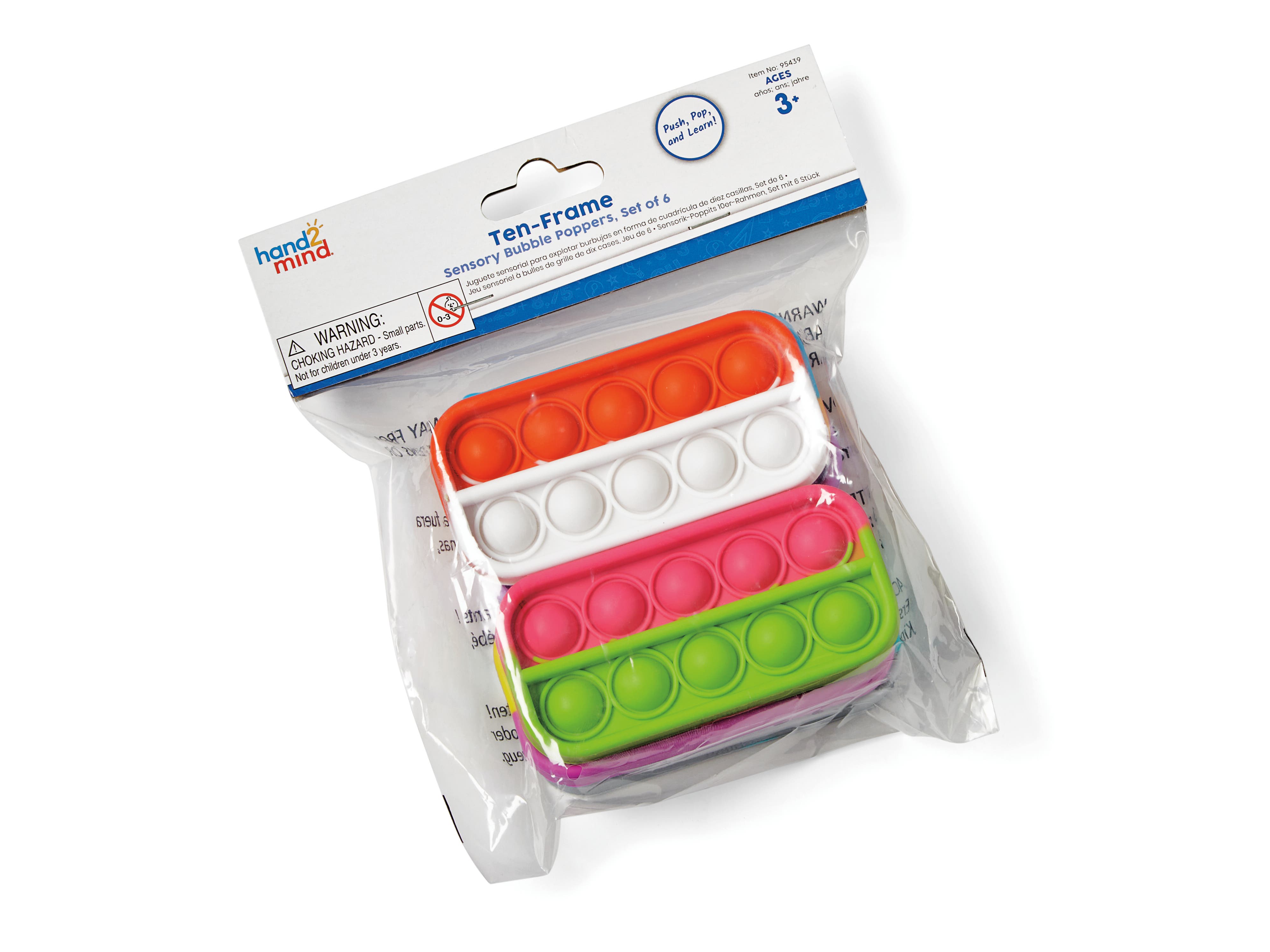 Sensorische Poppers 10 frame | Set van 6