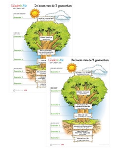 Boom van de 7 gewoonten posterset - 2 posters A1