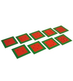 Set verdeelde vierkanten