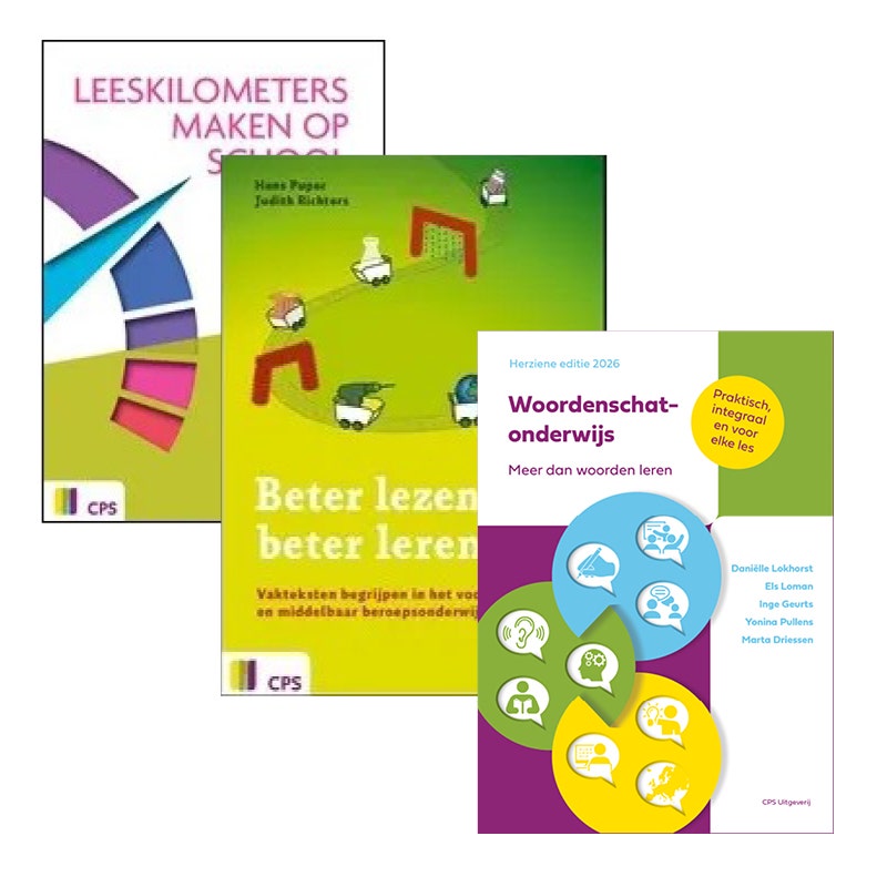 Set: Woordenschatonderwijs + Leeskilometers + Beter lezen, beter leren
