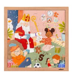 Sinterklaas puzzel | Hout