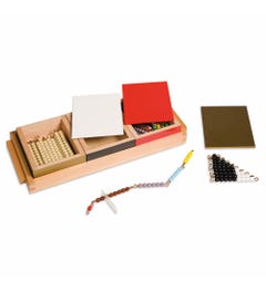 Slangenspel optellen: losse kralen Glas