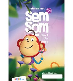 Semsom - Groep 3 - Werkboek - Plus deel 1 - blok 1 t/m blok 4 (set van 5)