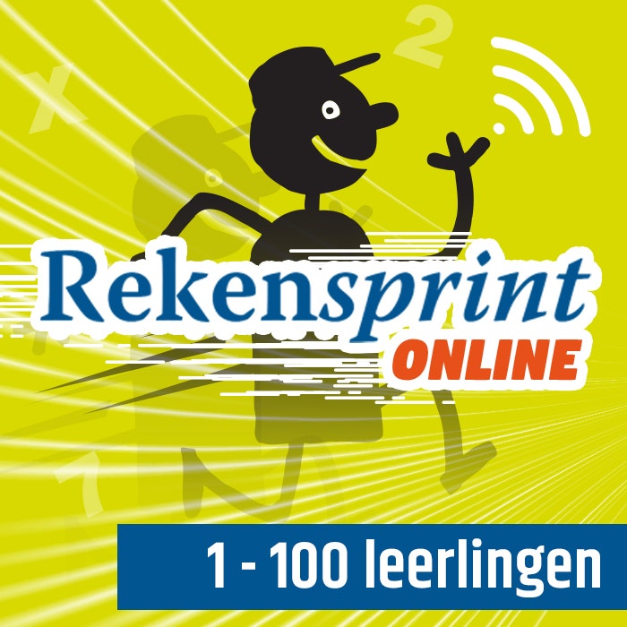 Rekensprint Online - Licentie School - 1-100 leerlingen