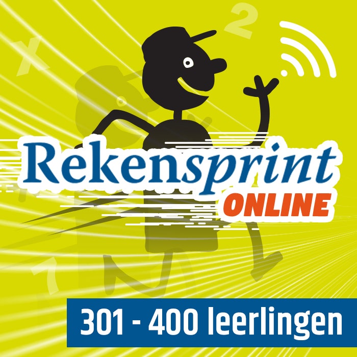 Rekensprint Online - Licentie School - 301-400 leerlingen