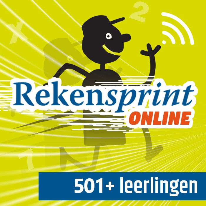 Rekensprint Online - Licentie School - 500+ leerlingen