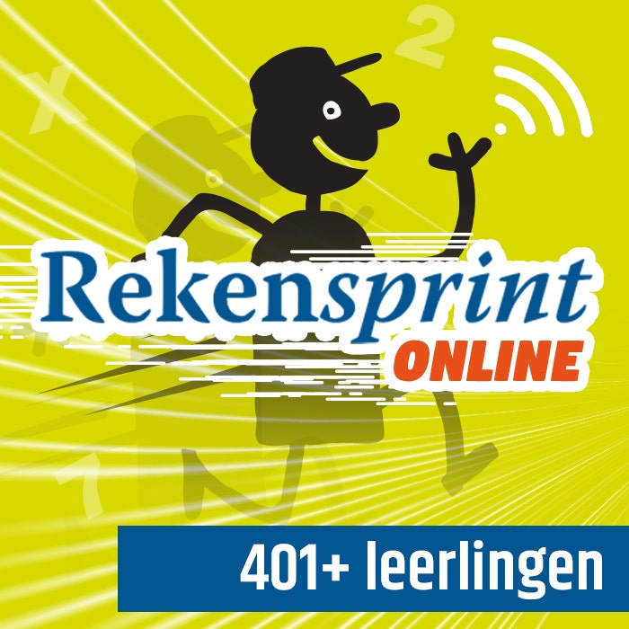 Rekensprint Online - Licentie School - 401-500 leerlingen