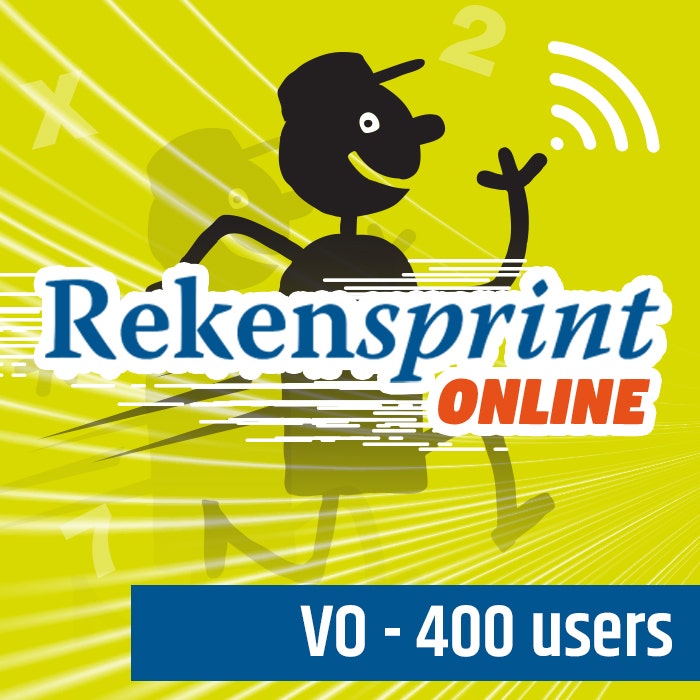 Rekensprint Online - Licentie School VO - 400 leerlingen