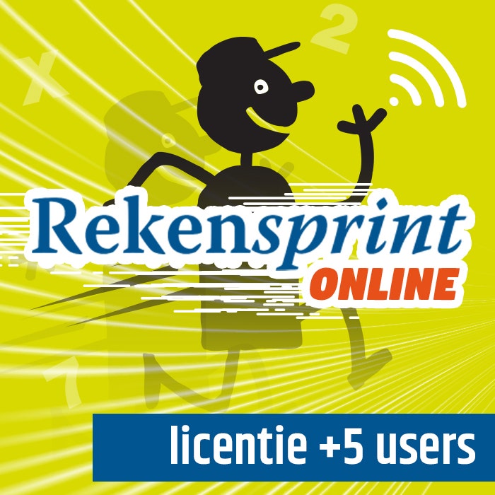 Rekensprint Online - Licentie - 5 gebruikers