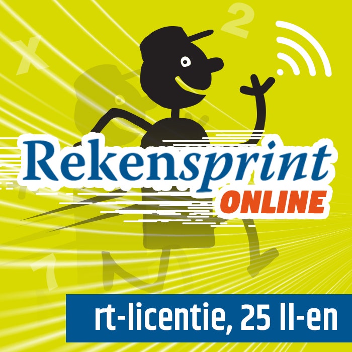 Rekensprint Online  - Licentie RT - 25 leerlingen