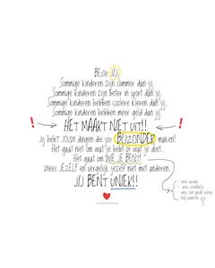 Poster Sommige kinderen...