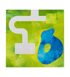 Speelmat met anti-slip | Wegen en natuur | 80 x 80 cm