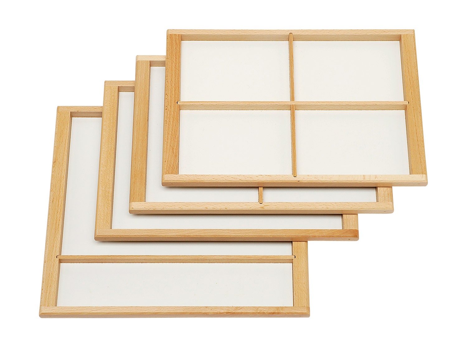 Spel- en sorteertray | Set van 4