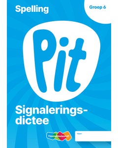 Pit Spelling toetsschrift groep 6