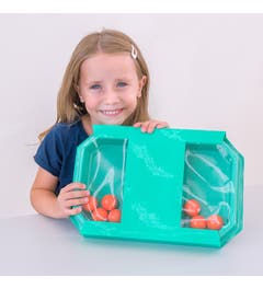meisje met multi splitbox XXL voor docenten bij klassikaal gebruik