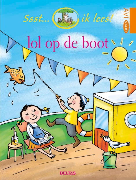 Ssst... ik lees! Lol op de boot