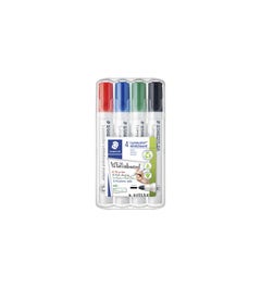 Whiteboard stiften Staedtler - 4 stuks in etui