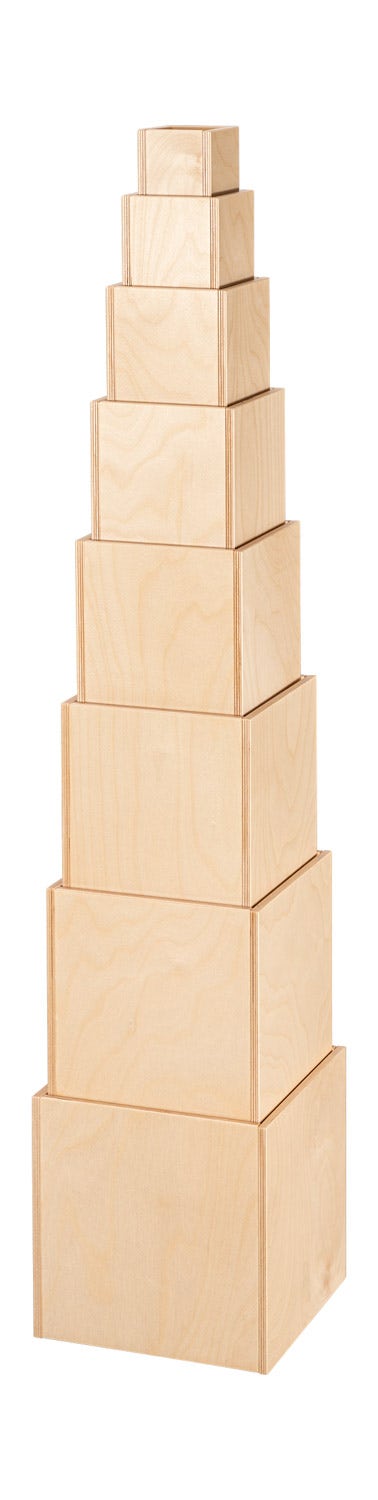 Stapelkubus van hout | 8-delig