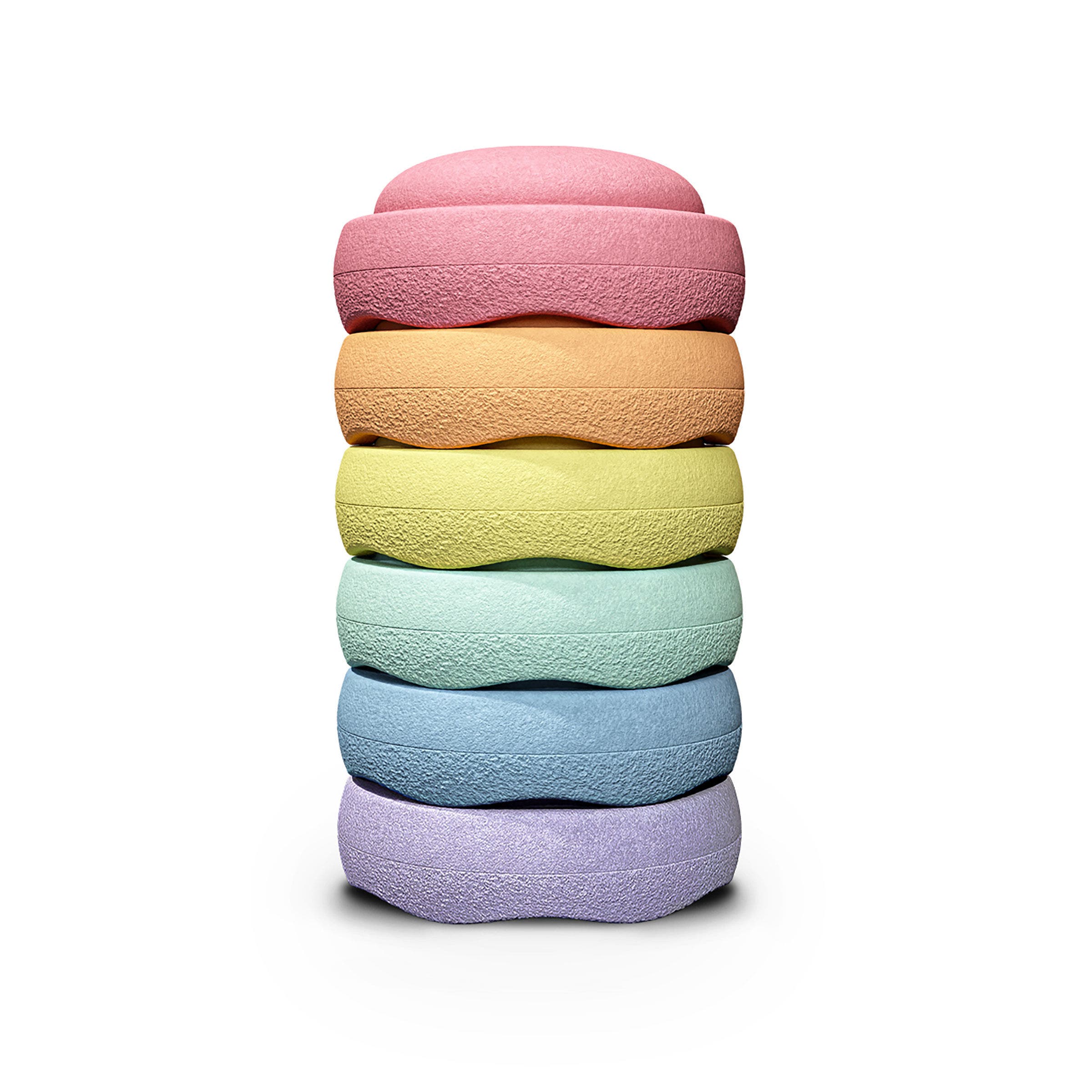 Stapelstein Mini | Pastel | Set van 6 stuks