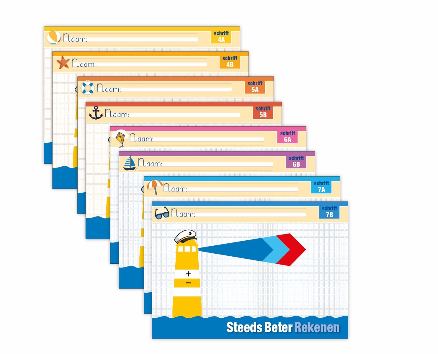 De Steeds Beter Rekenen-schriften