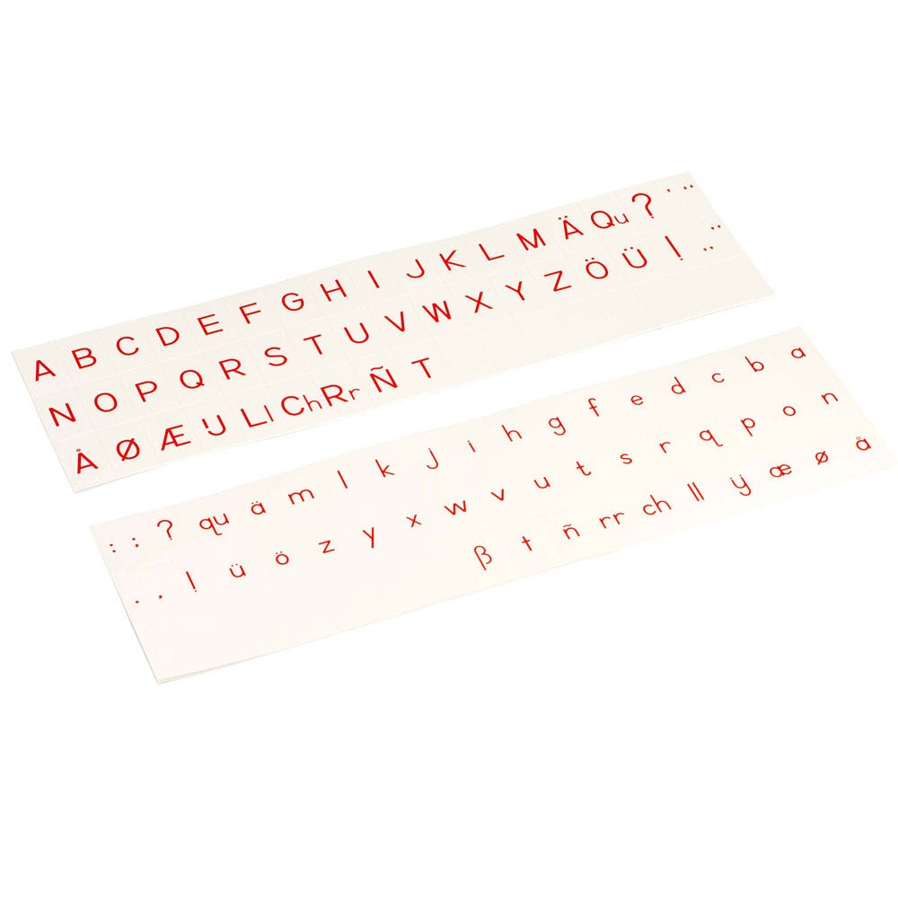 Stempelletters: blokschrift
