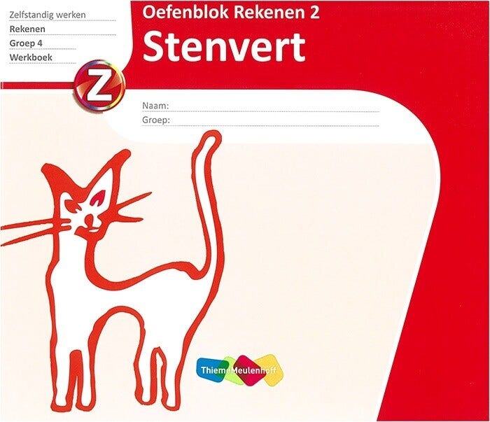 Stenvert oefenblok Gr 4 5 ex Rekenen