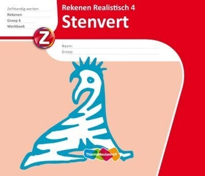 Stenvertblok - Rekenen Realistisch set 5 ex 4 Euro Rekenblok