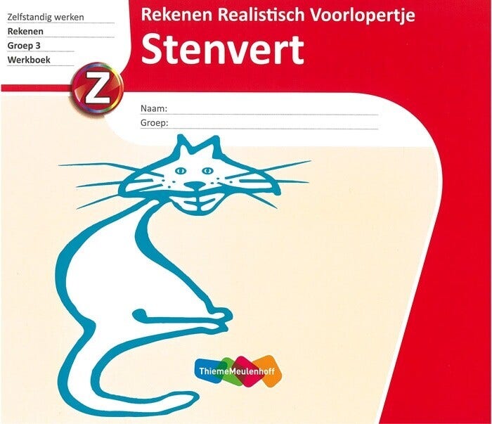 Stenvertblok - Rekenen realistisch set 5 ex Voorlopertje Rekenblok