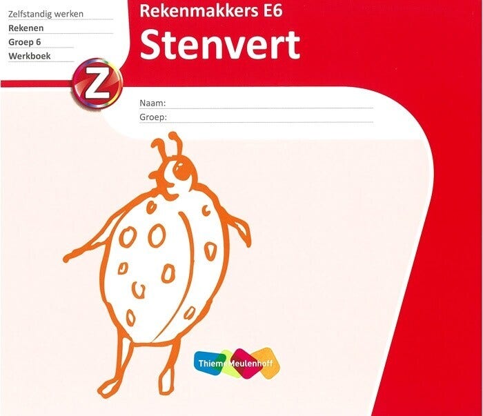 Stenvertblok - Rekenmakkers set 5 ex E6 Leerlingenboek