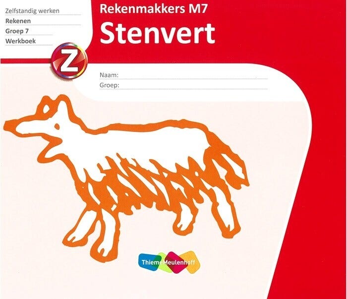 Stenfertblok rekenmakkers groep 7 (5 ex) M7 Leerlingenboek