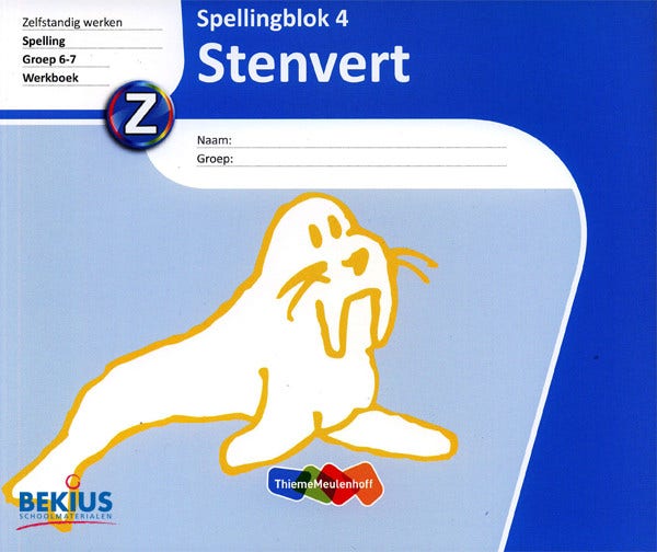 Stenvert Spellingblok 4
