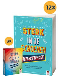Sterk in je schoenen Reflectieset - schoolset voor 12 leerlingen