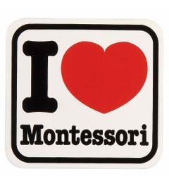 Sticker: I Love Montessori