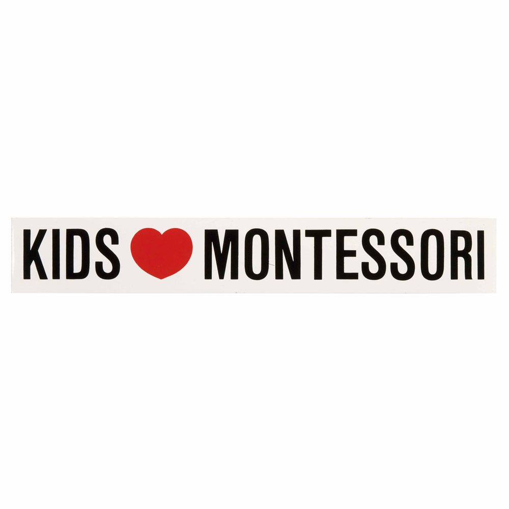 Sticker: Kids Love Montessori