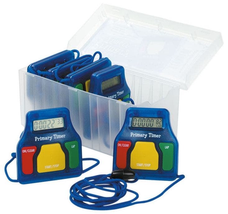 Set van 6 stopwatches