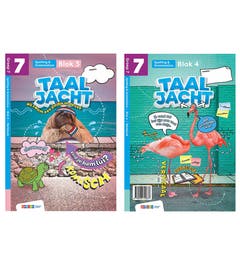Taaljacht | Spelling en Grammatica | Groep 7 | Werkboek blok 3-4