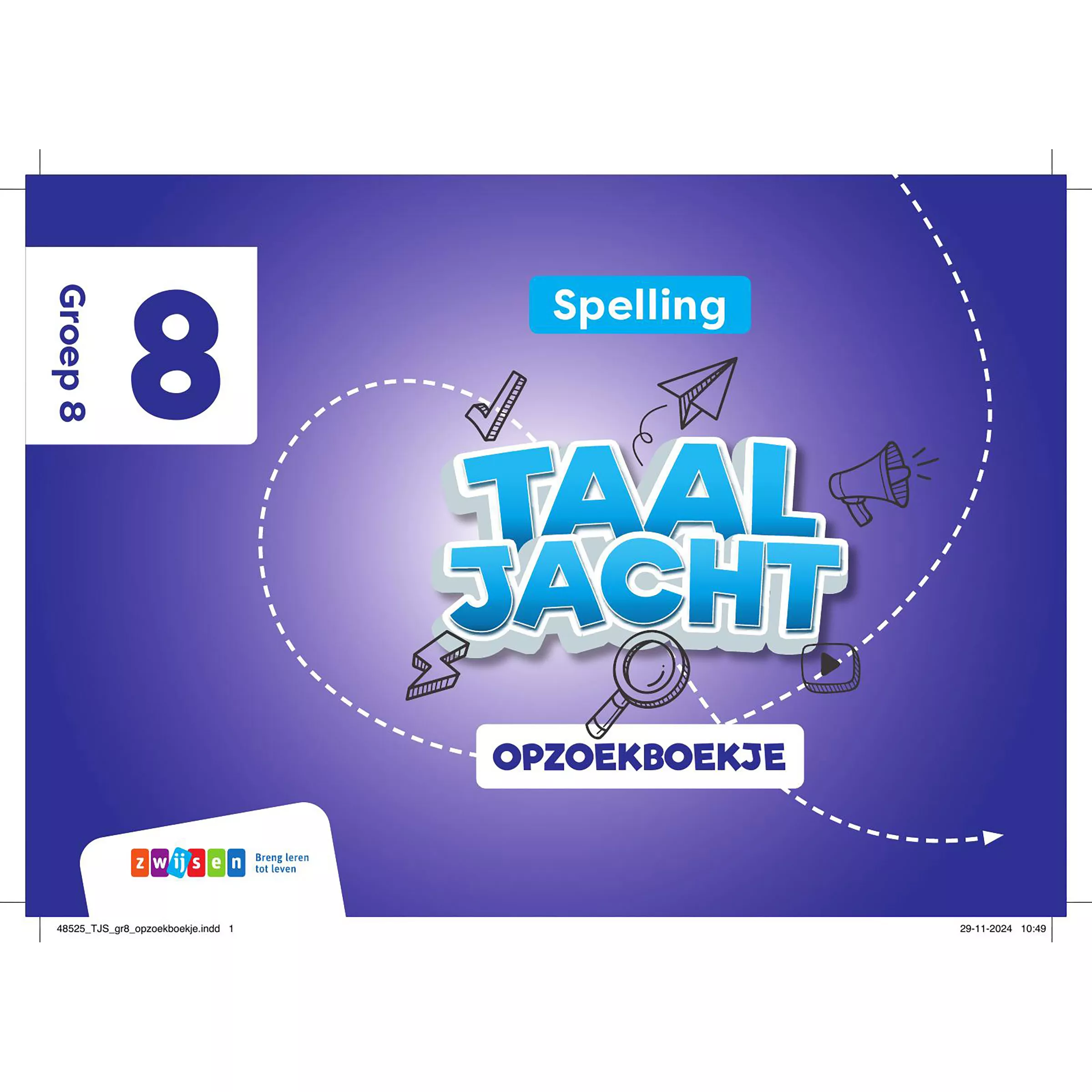 Taaljacht | Spelling en Grammatica | Groep 8 | Opzoekboekje