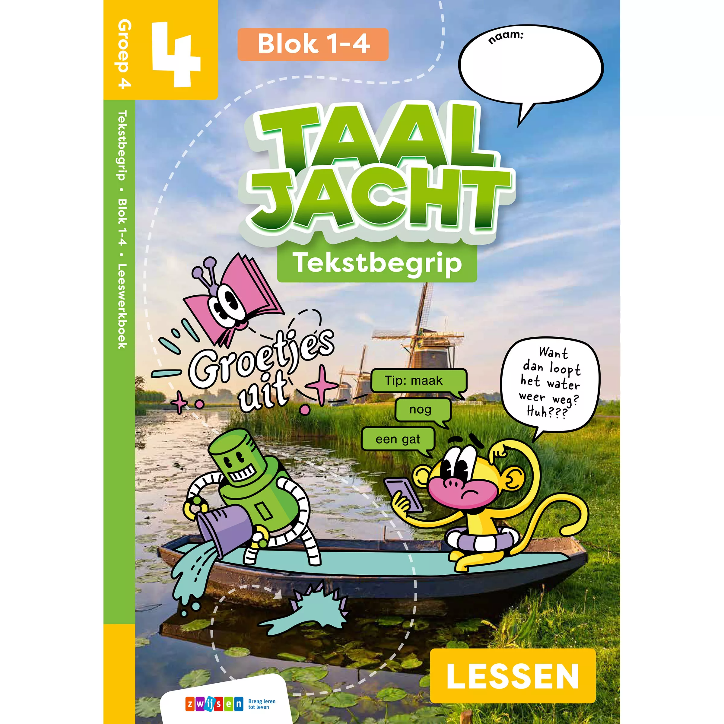 Taaljacht | Tekstbegrip | Groep 4 | Leeswerkboek blok 1-4