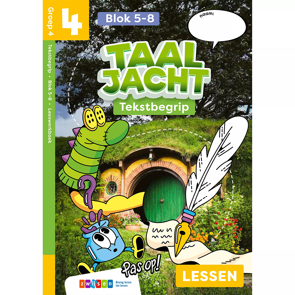 Taaljacht | Tekstbegrip | Groep 4 | Leeswerkboek blok 5-8