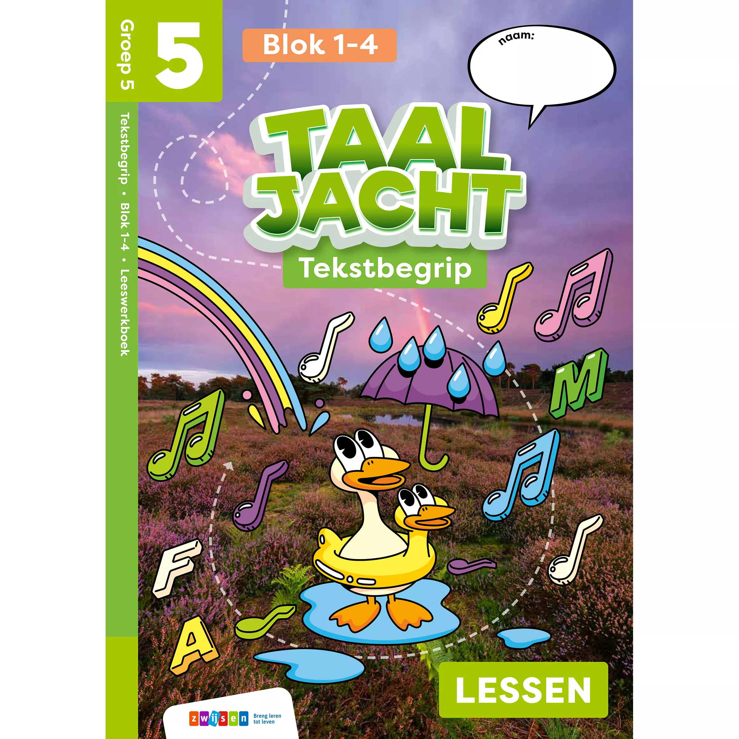 Taaljacht | Tekstbegrip | Groep 5 | Leeswerkboek blok 1-4