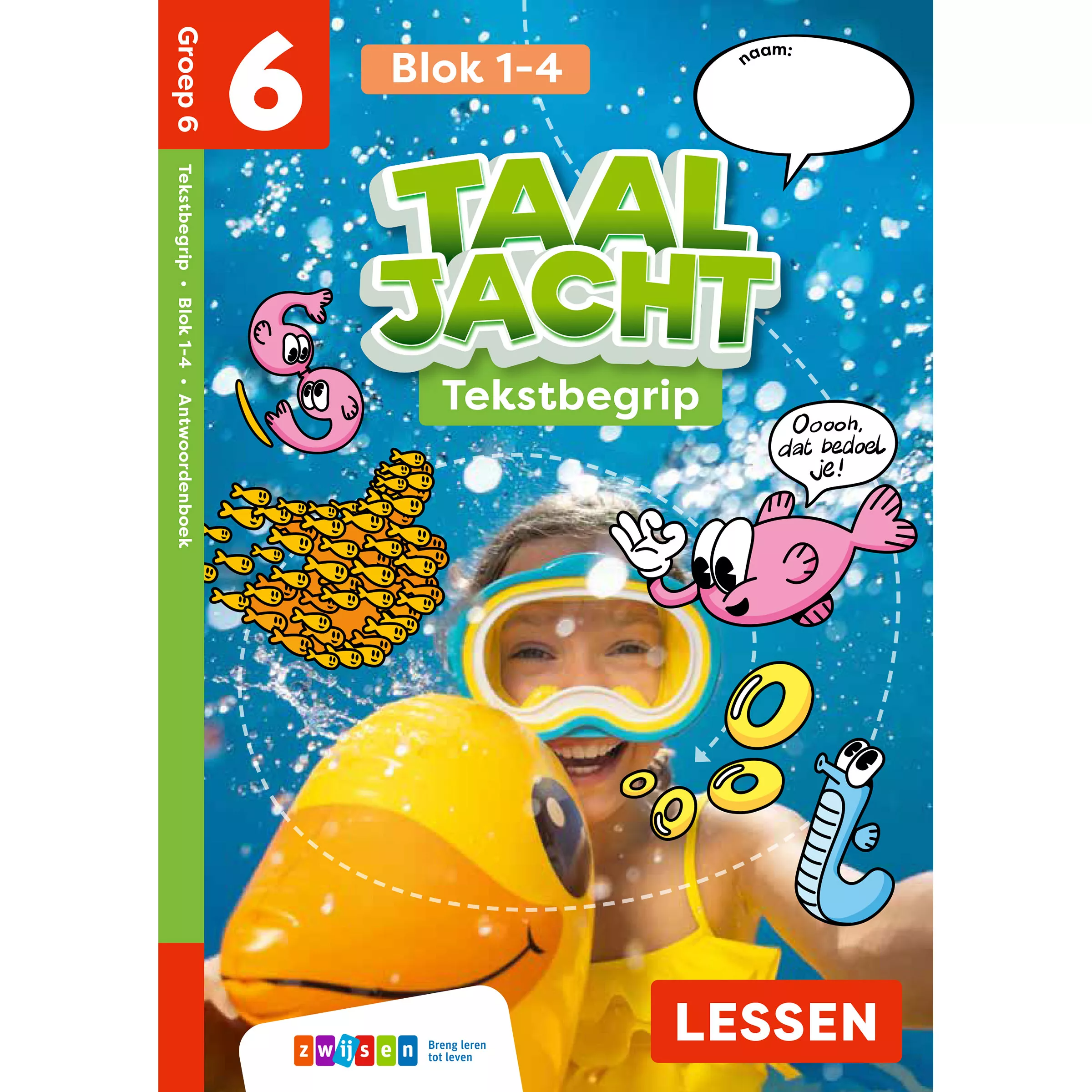 Taaljacht | Tekstbegrip | Groep 6 | Antwoordboek blok 1-4