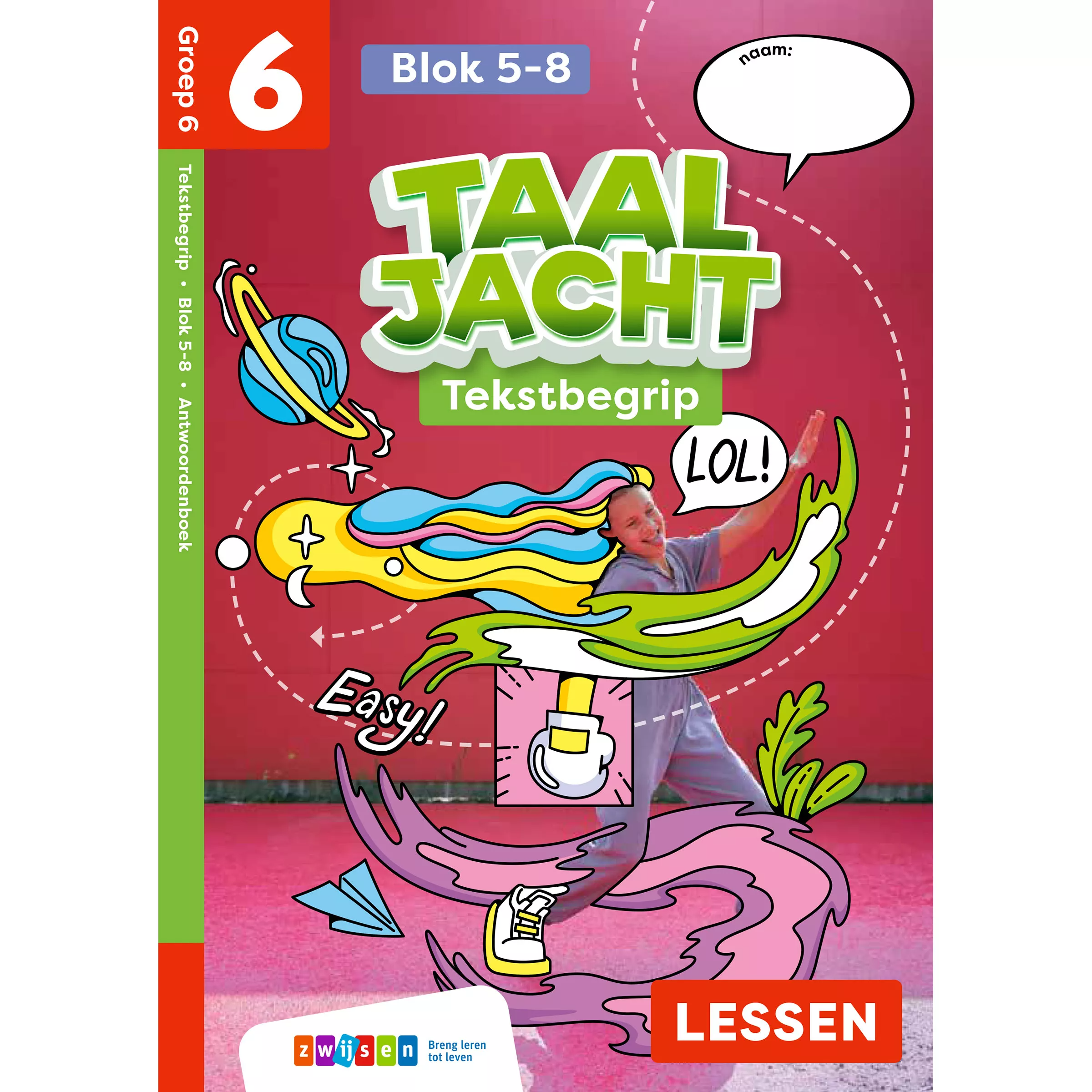Taaljacht | Tekstbegrip | Groep 6 | Antwoordboek blok 5-8