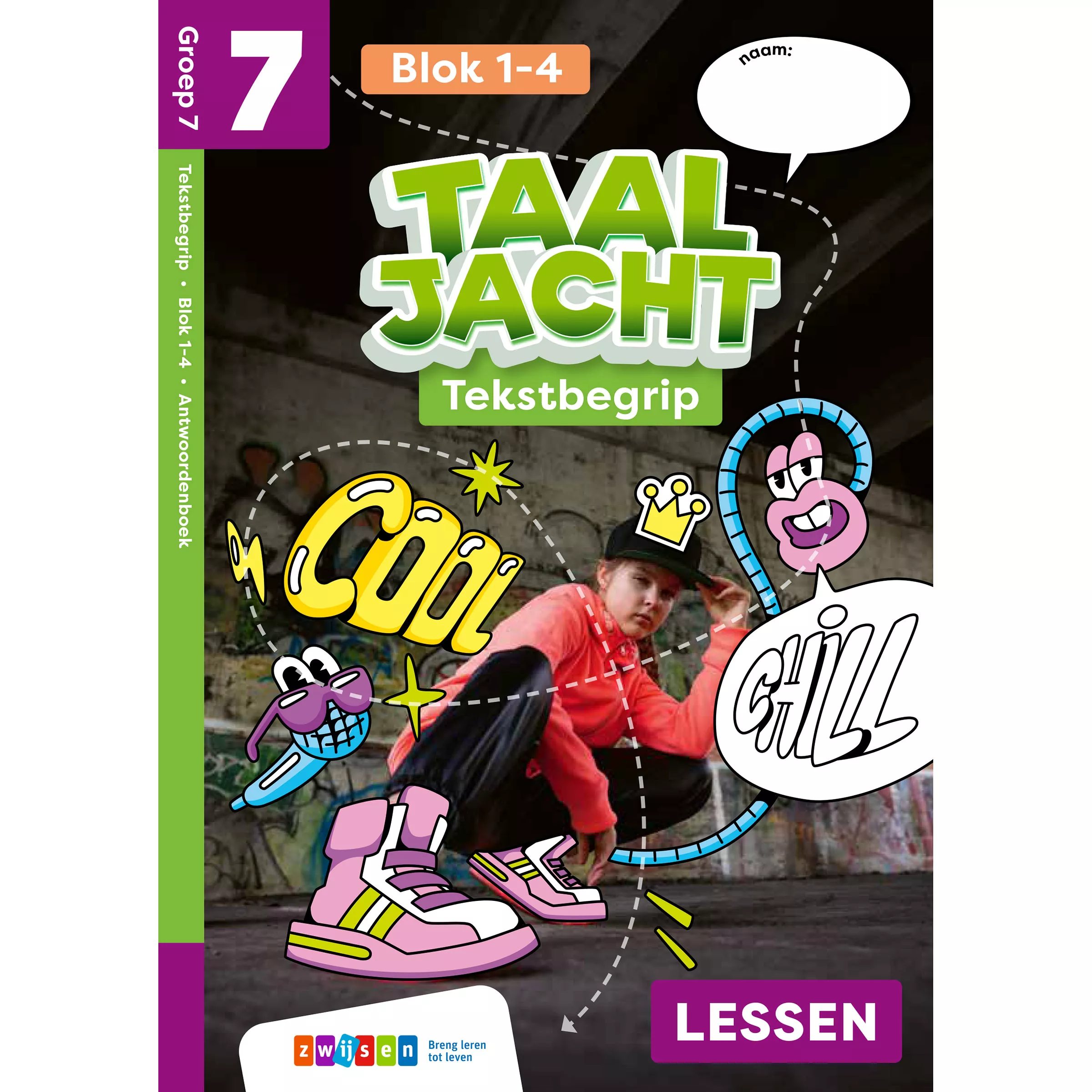 Taaljacht | Tekstbegrip | Groep 7 | Antwoordboek blok 1-4