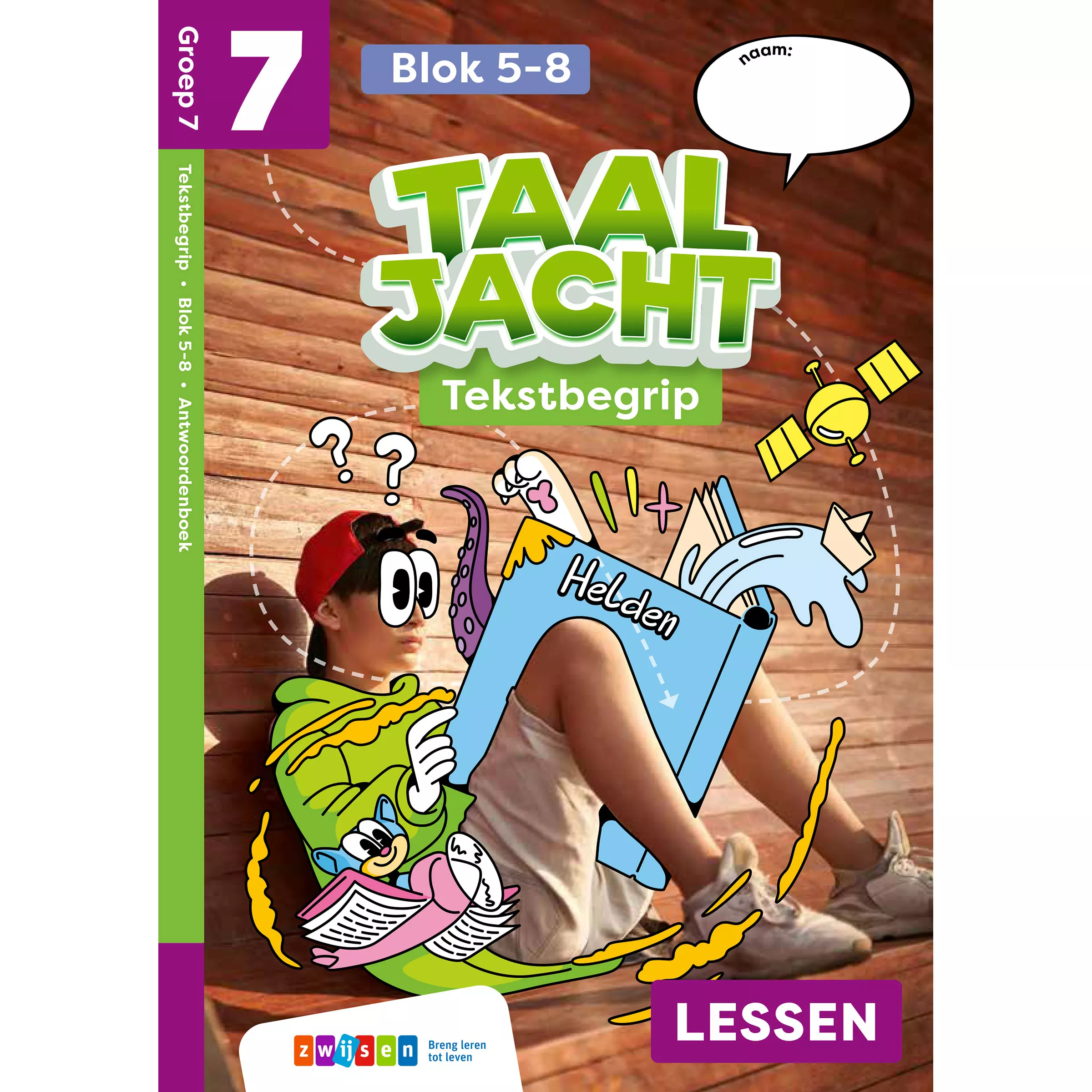 Taaljacht | Tekstbegrip | Groep 7 | Antwoordboek blok 5-8